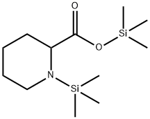 1-(Trimethylsilyl)-2-piperidinecarboxylic acid trimethylsilyl ester Structure