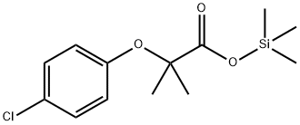 2-(4-Chlorophenoxy)-2-methylpropanoic acid trimethylsilyl ester,55255-67-9,结构式