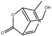 4-Methyl-8-(hydroxymethyl)-6-oxa-3-azabicyclo[3.2.1]octa-1(8),2,4-triene-7-one Struktur