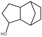 オクタヒドロ-4,7-メタノ-1H-インデン-1-オール 化学構造式