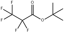 ペンタフルオロプロピオン酸TERT-ブチル 化学構造式