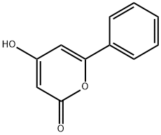 4-羟基-6-苯基-2H-吡喃-2-酮,5526-38-5,结构式