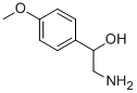 2-アミノ-1-(4-メトキシフェニル)エタノール 化学構造式