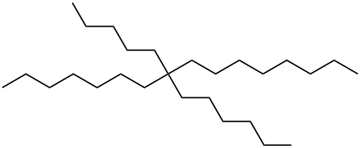 8-Hexyl-8-pentylhexadecane 结构式