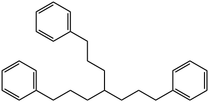 1,1'-[4-(3-Phenylpropyl)-1,7-heptanediyl]bisbenzene Struktur