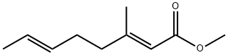 (2E,6E)-3-Methyl-2,6-octadienoic acid methyl ester Structure