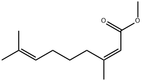 (Z)-3,8-Dimethyl-2,7-nonadienoic acid methyl ester Structure