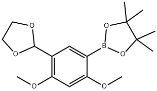 2-(5-[1,3]DIOXOLAN-2-YL-2,4-DIMETHOXY-PHENYL)-붕산피나콜에스테르
