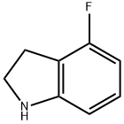 4-氟-2,3-二氢-1H-吲哚盐酸盐 结构式