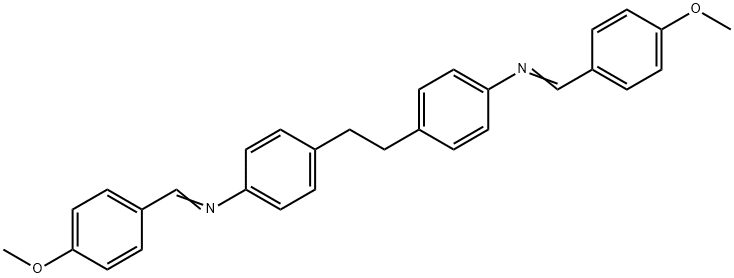 N,N'-双-(4-甲氧苯亚甲基)-Α,Α'-二对甲苯胺[用于气相色谱的液相] 结构式