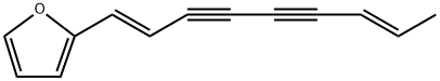 2-[(1E,7E)-1,7-ノナジエン-3,5-ジイニル]フラン 化学構造式