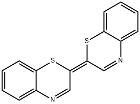 2-[(2Z)-2H-1,4-Benzothiazin-2-ylidene]-2H-1,4-benzothiazine Structure