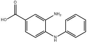 3-AMINO-4-PHENYLAMINO-BENZOIC ACID Structure
