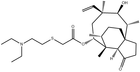 泰妙菌素 结构式