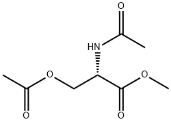 N,O-Diacetyl-DL-Serine methyl ester Structure