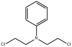 N,N-BIS(2-CHLOROETHYL)ANILINE Structure