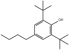 4-丁基-2,6-二-叔丁基苯酚,5530-30-3,结构式