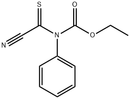 Carbamic  acid,  (cyanothioxomethyl)phenyl-,  ethyl  ester  (9CI) Struktur