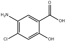 5-Amino-4-chlorosalicylic acid Structure