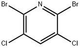 2,6-dibromo-3,5-dichloropyridine Struktur