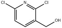 (2,6-ジクロロ-3-ピリジニル)メタノール 化学構造式