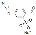 5-叠氮-2-甲酰基苯磺酸钠 结构式