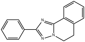 5,6-Dihydro-2-phenyl-s-triazolo[5,1-a]isoquinoline 结构式