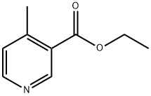 4-メチルピリジン-3-カルボン酸エチル 化学構造式
