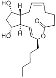 9ALPHA, 11ALPHA, 15S-TRIHYDROXY-PROSTA-5Z, 13E-DIEN-1-OIC ACID, 1,15-LACTONE Structure