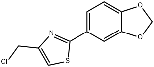 2-(1,3-Benzodioxol-5-yl)-4-(chloromethyl)-1,3-thiazole Structure