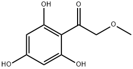 2-METHOXY-1-(2,4,6-TRIHYDROXYPHENYL)ETHANONE 化学構造式