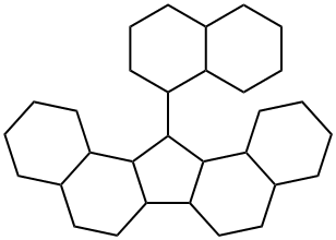 13-(Decahydronaphthalen-1-yl)icosahydro-1H-dibenzo[a,i]fluorene Structure