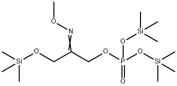 Phosphoric acid, 2-(methoxyimino)-3-[(trimethylsilyl)oxy]propyl bis(tr imethylsilyl) ester 结构式