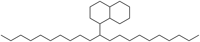 1-(1-Decylundecyl)decahydronaphthalene 结构式
