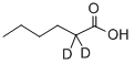 ヘキサン酸‐2,2‐D2 化学構造式