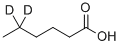 HEXANOIC-5,5-D2 ACID Structure