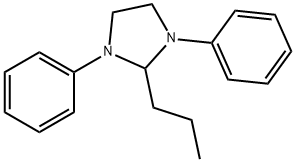 1,3-ジフェニル-2-プロピルイミダゾリジン 化学構造式