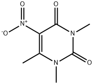 1,3,6-Trimethyl-5-nitrouracil Structure