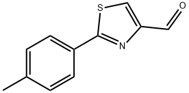 2-P-TOLYL-THIAZOLE-4-CARBALDEHYDE Structure