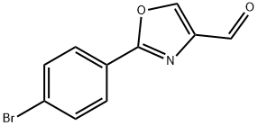 2-(4-溴苯基)-噁唑-4-甲醛, 55327-32-7, 结构式