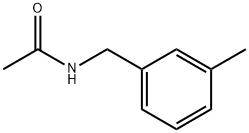 AcetaMide, N-[(3-Methylphenyl)Methyl]- Structure
