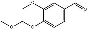 3-甲氧基-4-(甲氧基甲氧基)苯甲醛,5533-00-6,结构式