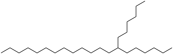 7-Hexylicosane 结构式