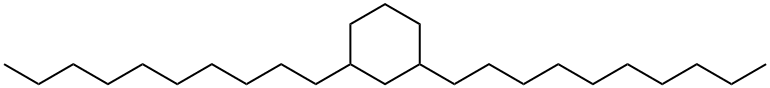 1,3-ジデシルシクロヘキサン 化学構造式