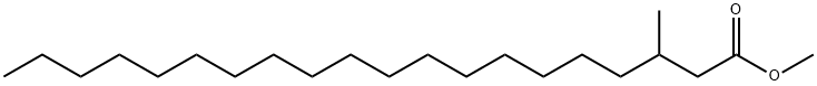 3-Methylicosanoic acid methyl ester Struktur