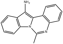 6-METHYL-INDOLO[1,2-C]QUINAZOLIN-12-YLAMINE Struktur