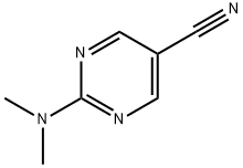 5-Pyrimidinecarbonitrile, 2-(dimethylamino)- (9CI) Structure