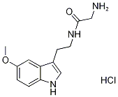 2-amino-N-[2-(5-methoxy-1H-indol-3-yl)ethyl]acetamide hydrochloride Structure