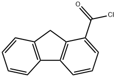 9H-FLUORENE-1-CARBONYL CHLORIDE 结构式