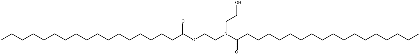 十八酸-2-[(2-羟乙基)(1-十八烷酰)氨基]乙酯,55349-70-7,结构式
